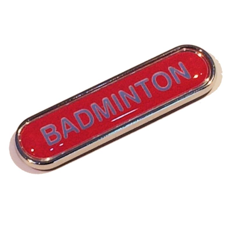 BADMINTON badge